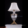 Zhongshan wholesale design classic white fabric table lamp for living room 2297